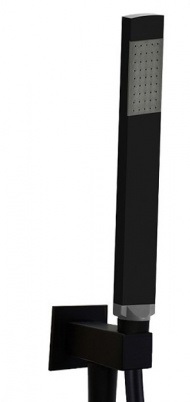 Sprchový komplet Quadro s prip. vody čierny - Sprchové tyče | Paffoni